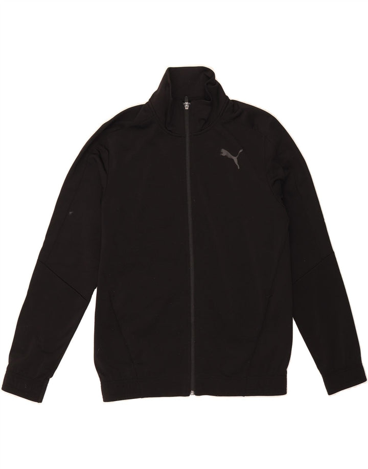PUMA Mens Tracksuit Top Jacket Small Black Polyester Vintage Puma and Second-Hand Puma from Messina Hembry 