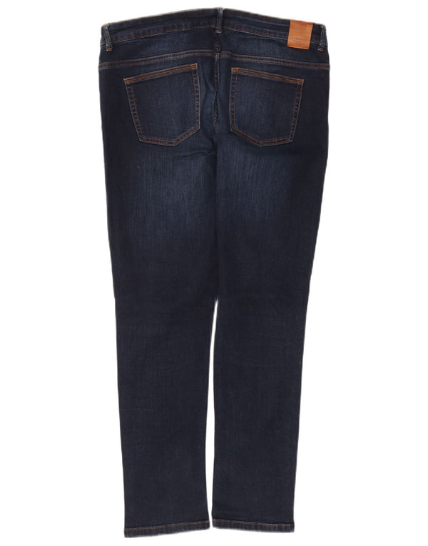 Женские узкие джинсы Zara EU 44 XL W34 L30 Темно-синие, хлопок