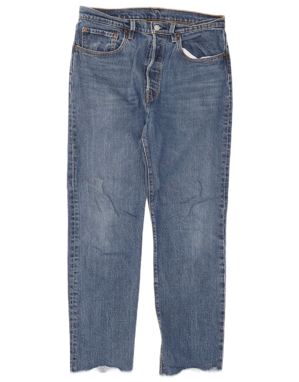 Мужские прямые джинсы Levi's 501 W30 L30 синие, хлопок
