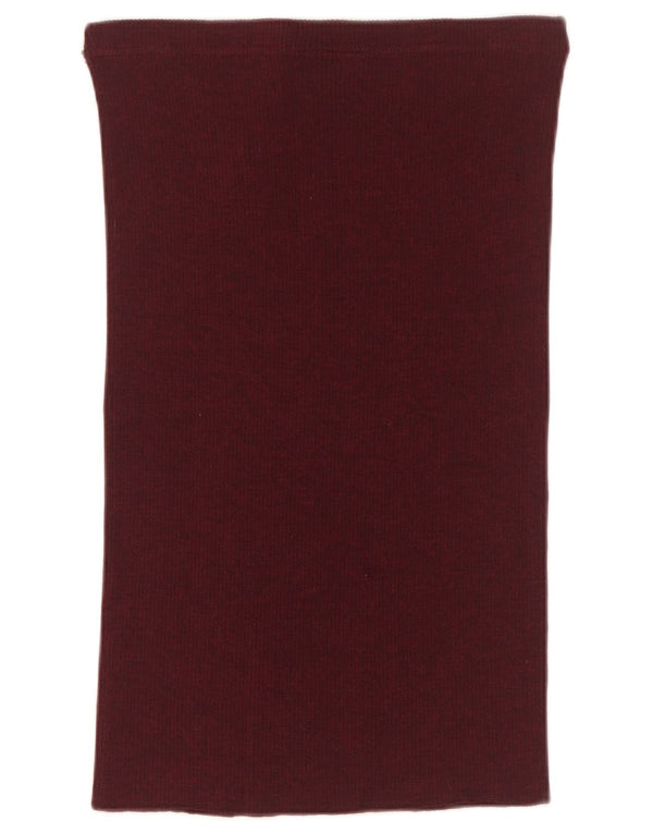 Женская прямая юбка Sevres IT 44 Medium W34 Бордовая новая шерсть