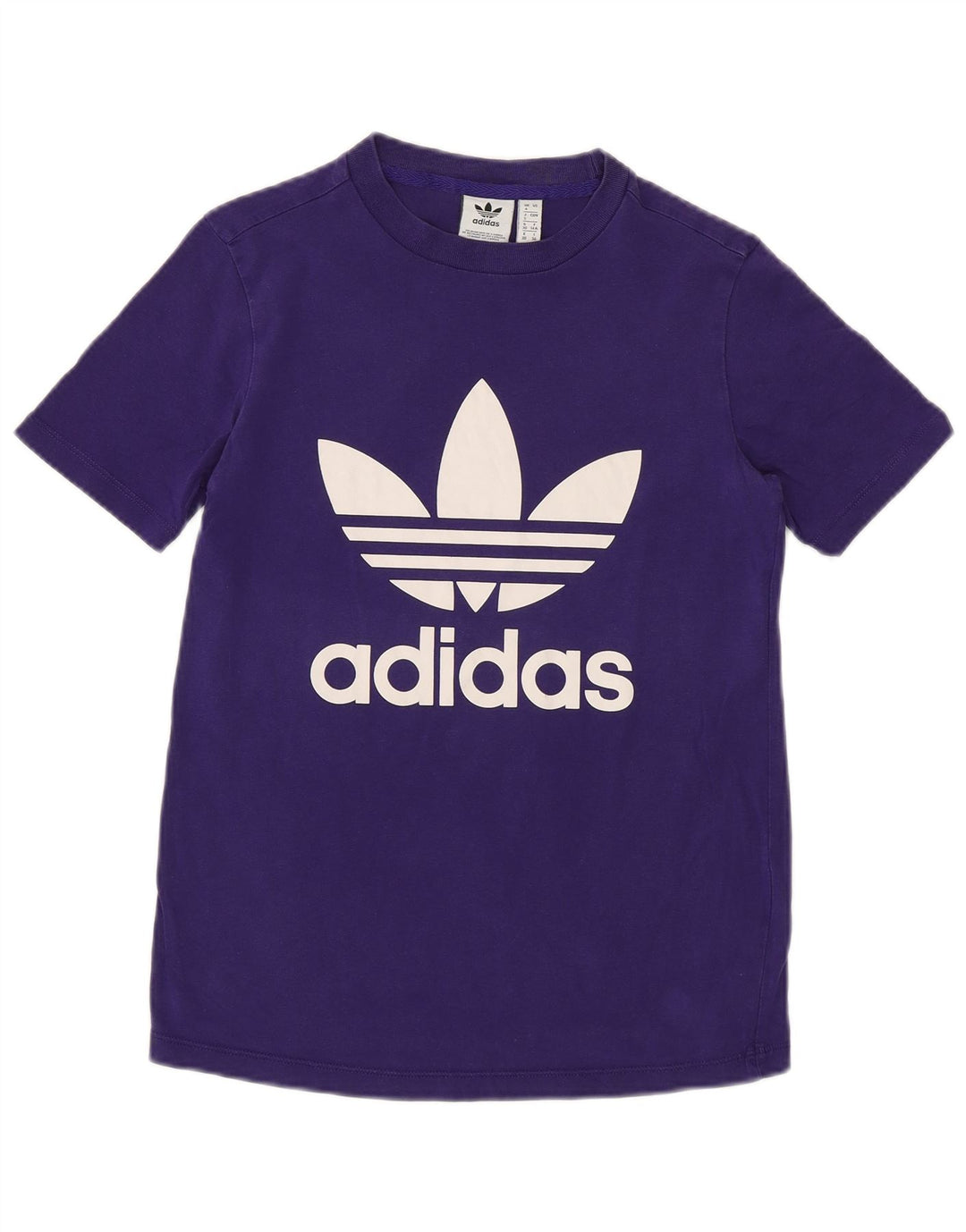 Женская футболка с рисунком ADIDAS Top UK 4 XS Фиолетовый хлопок