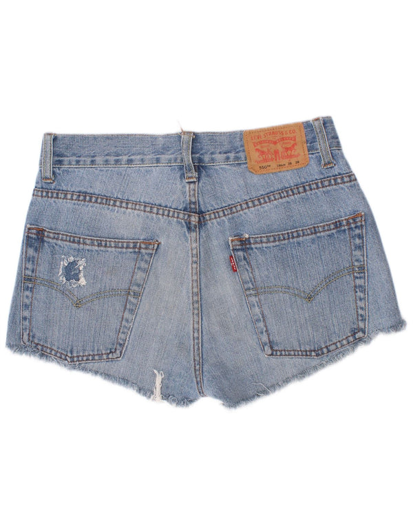 Джинсовые шорты Levi's Girls 550 15–16 лет W26, синий хлопок