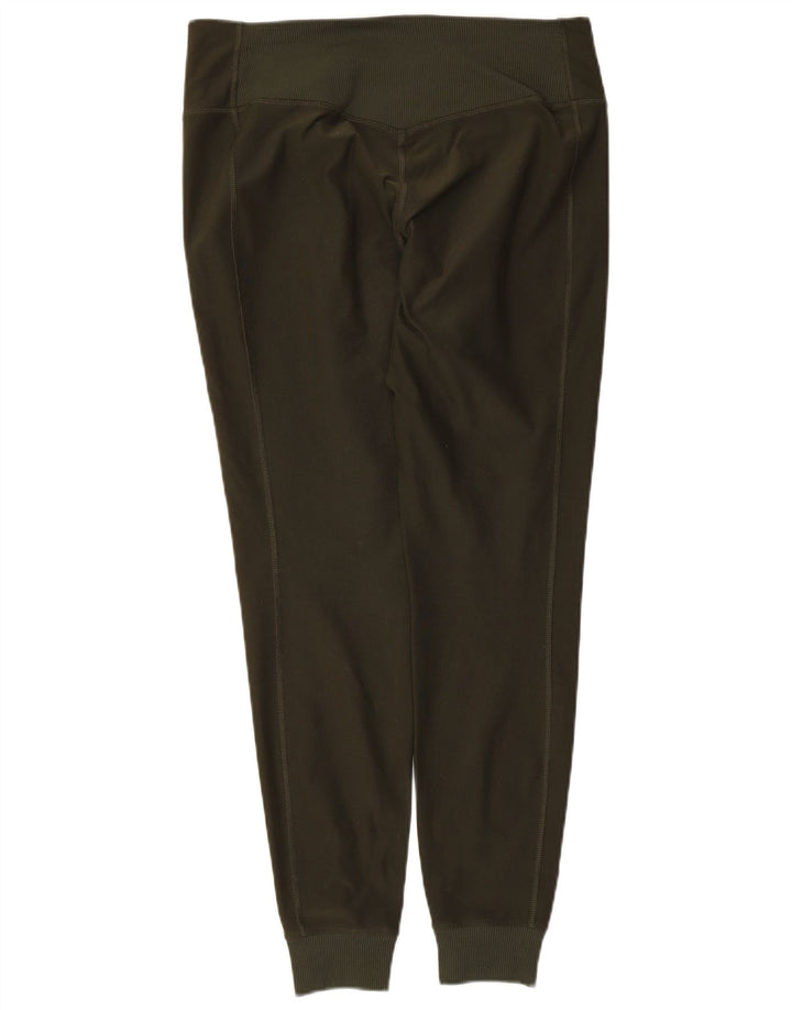 Женские леггинсы Nike Dri Fit UK 14, большие размеры, полиэстер цвета хаки