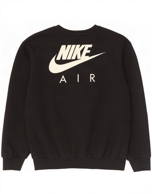 Мужской свитшот с рисунком Nike 2XL, черный хлопок