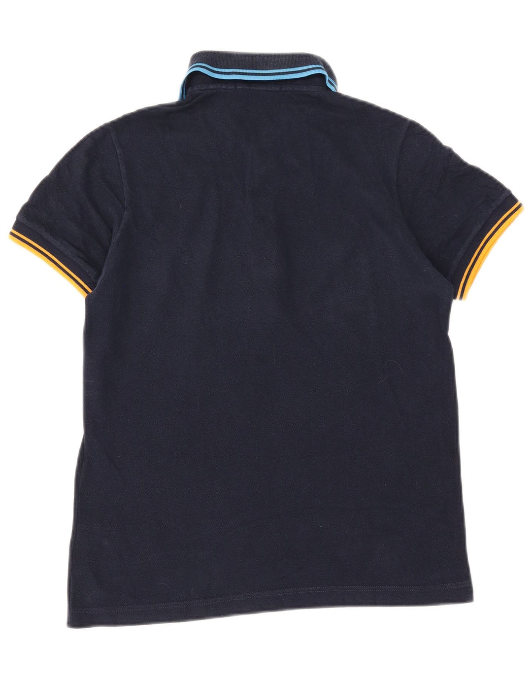 FRED PERRY Mens Polo Shirt Small Navy Blue Cotton
