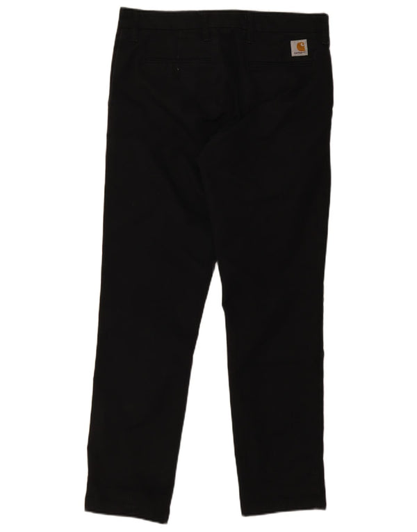 Мужские брюки-чиносы Carhartt Sid W32 L30, черные, хлопковые
