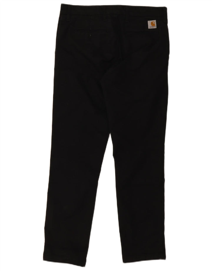 Мужские брюки-чиносы Carhartt Sid W32 L30, черные, хлопковые