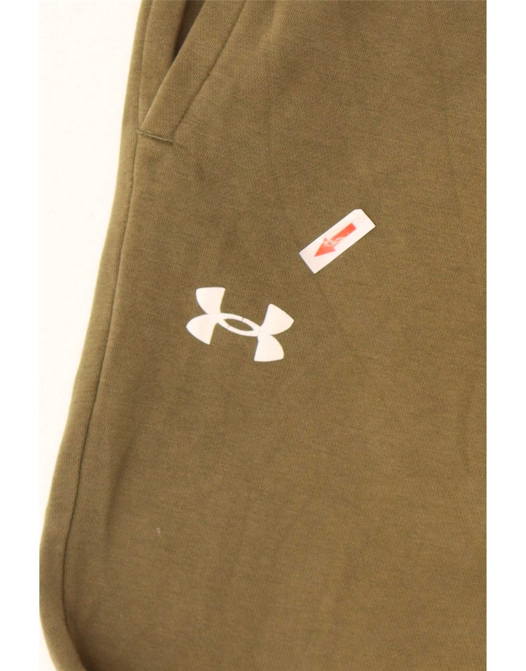 Мужские спортивные брюки Under Armour, джоггеры, средний цвет хаки, хлопок