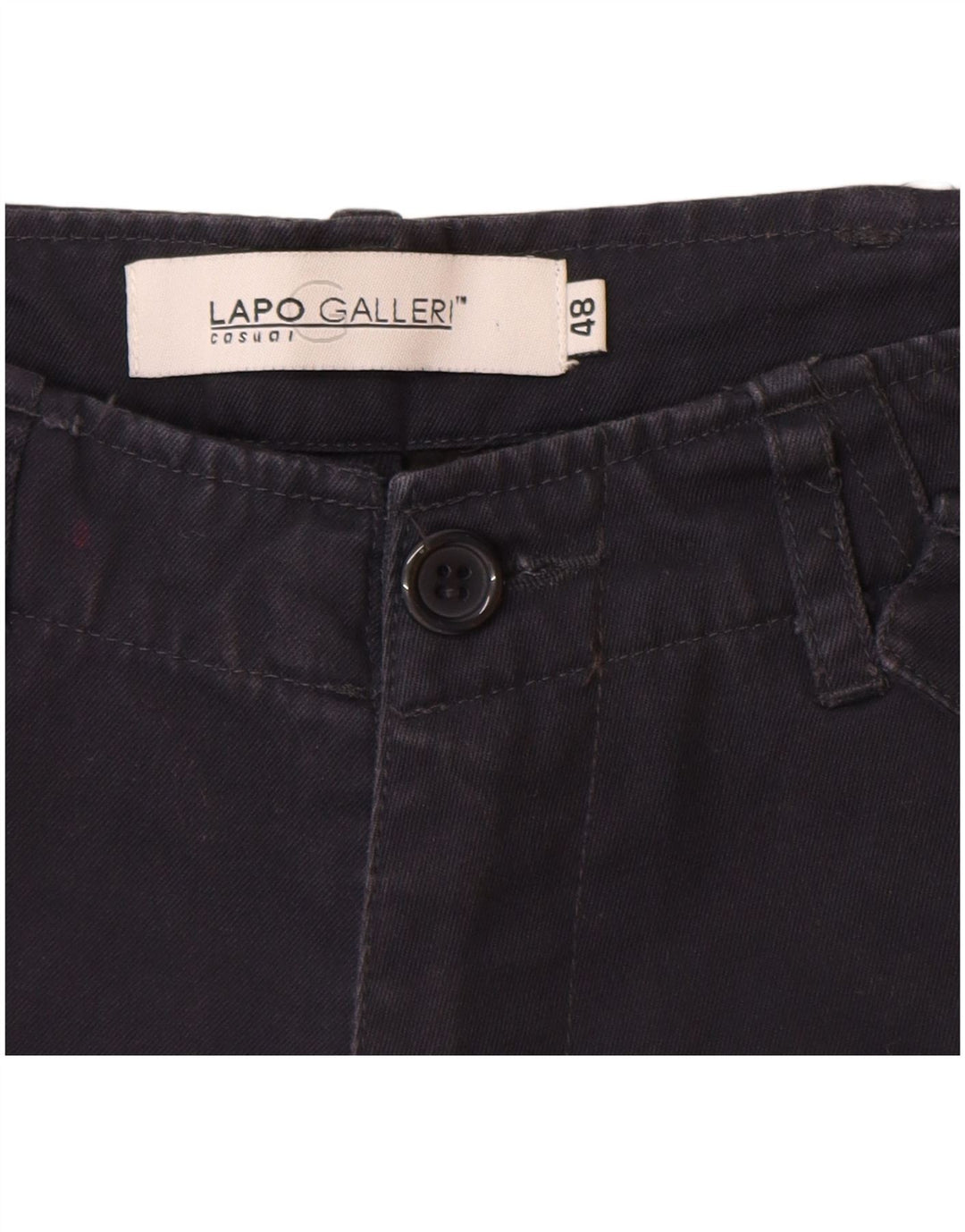 Lapo Galleri Мужские шорты карго IT 48 Medium W32 Темно-синие хлопковые