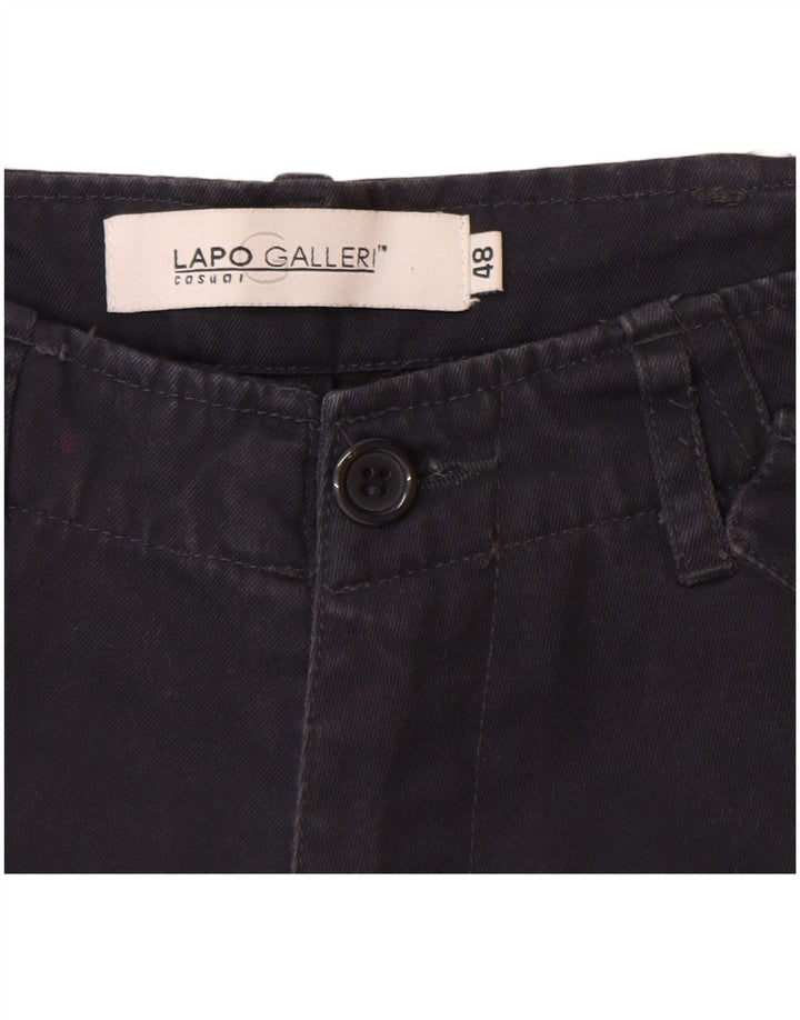 Lapo Galleri Мужские шорты карго IT 48 Medium W32 Темно-синие хлопковые