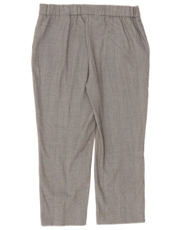 Женские прямые капри Marks & Spencer UK 12 Medium W30 L23 Серые