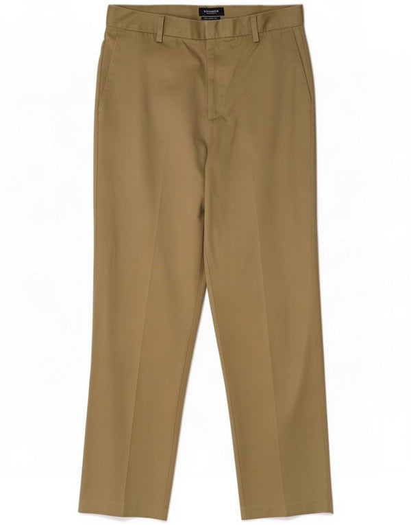 Dockers Мужские брюки-чинос классического кроя W34 L34 Хаки Хлопок