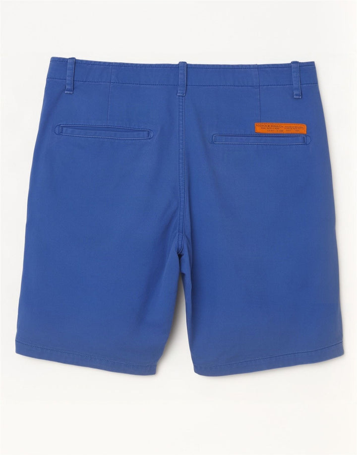 Мужские шорты чинос Scotch & Soda W30, средний синий хлопок