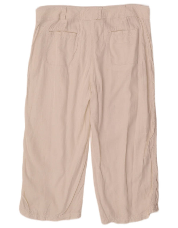 Женские прямые капри Marks & Spencer UK 16, большие W36 L21, белые
