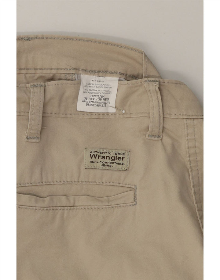 WRANGLER Mens Cargo Shorts W36 Large  Beige Cotton Vintage Wrangler and Second-Hand Wrangler from Messina Hembry 