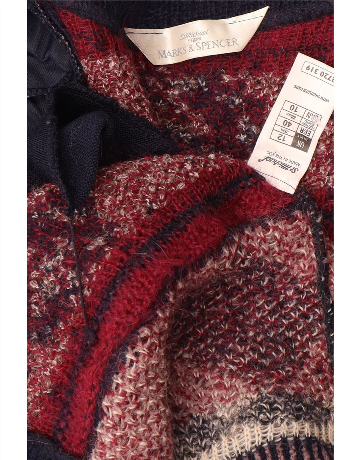 Женский удлиненный кардиган Marks & Spencer UK 12, средний темно-синий