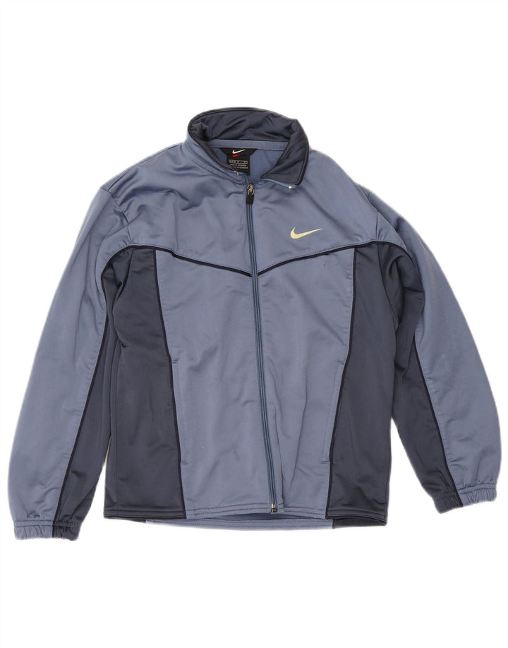 Спортивный костюм с графическим рисунком Nike для мальчиков, 10–11 лет, средний синий с цветными блоками