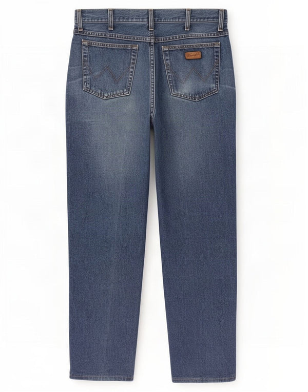 Мужские прямые джинсы Wrangler Ohio W38 L32, синий хлопок