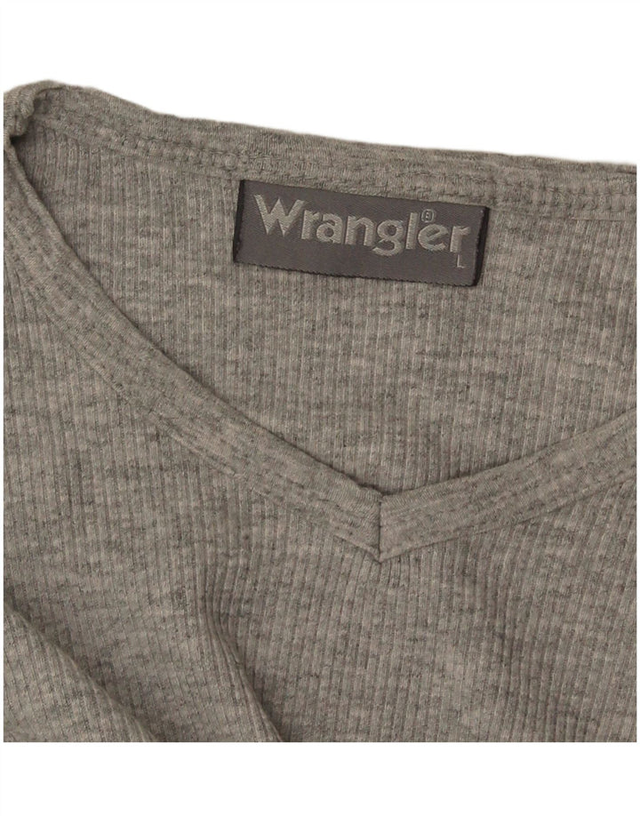 Женский топ Wrangler с длинным рукавом UK 14, большой серый