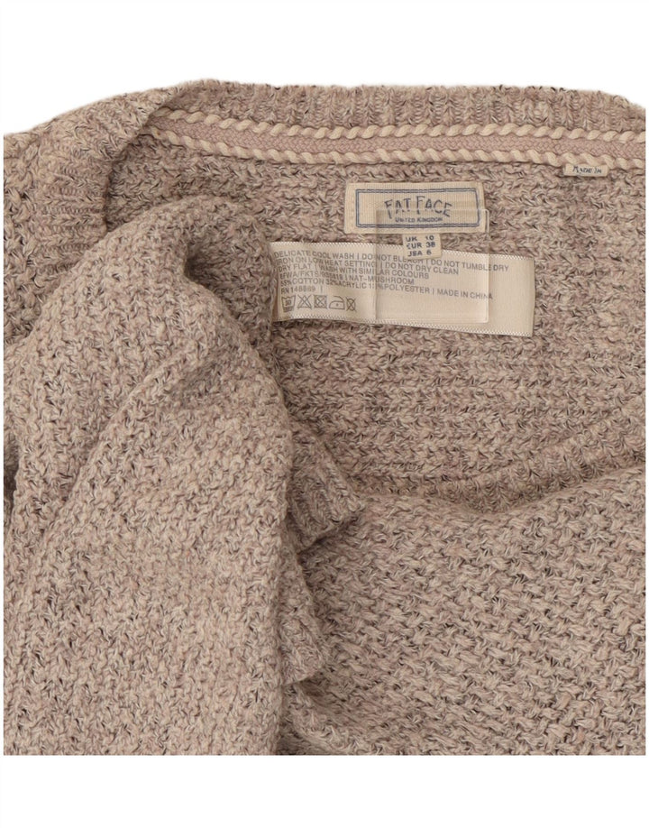 Женский свободный джемпер с вырезом «лодочкой» для толстого лица, маленький серый хлопковый свитер, Великобритания 10