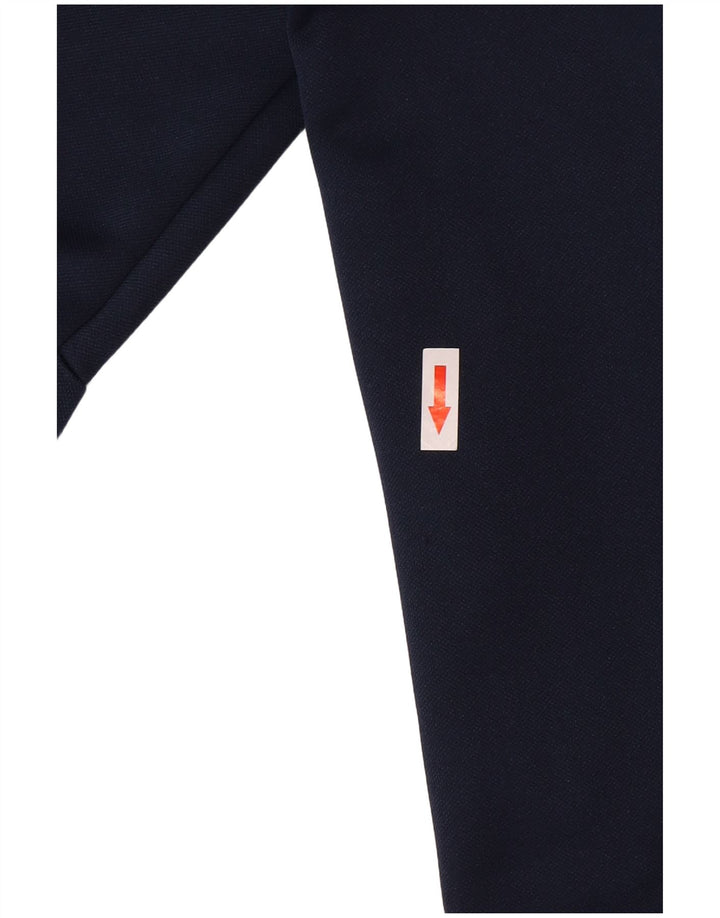 Спортивный костюм Adidas Climalite для мальчиков, верхняя куртка 13–14 лет, темно-синий полиэстер