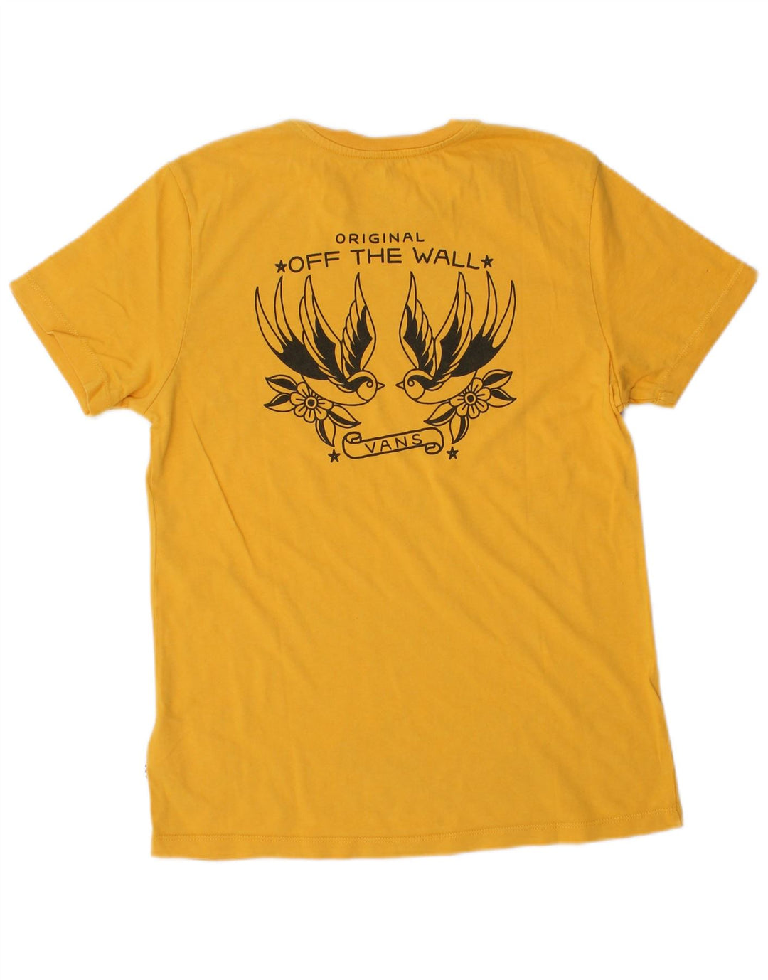 Женская футболка с рисунком VANS Top UK 10, маленький желтый хлопок