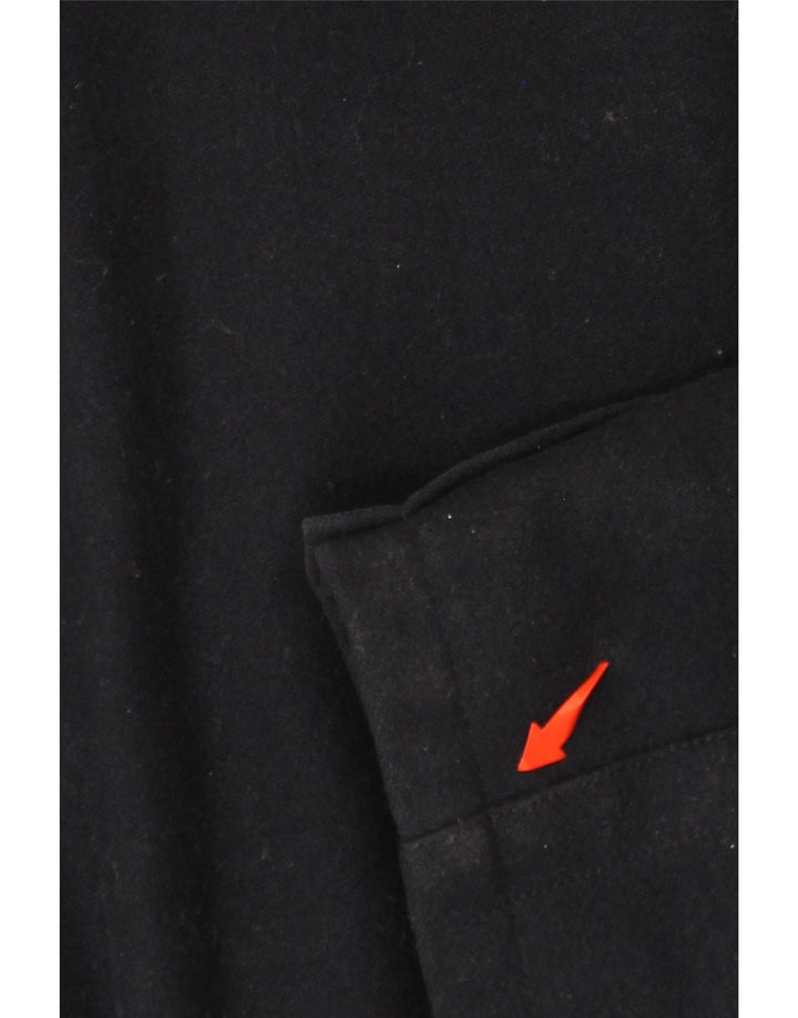 G-Star Womens 3301 Hooded Windbreaker Jacket UK 16 Large Navy Blue Wool