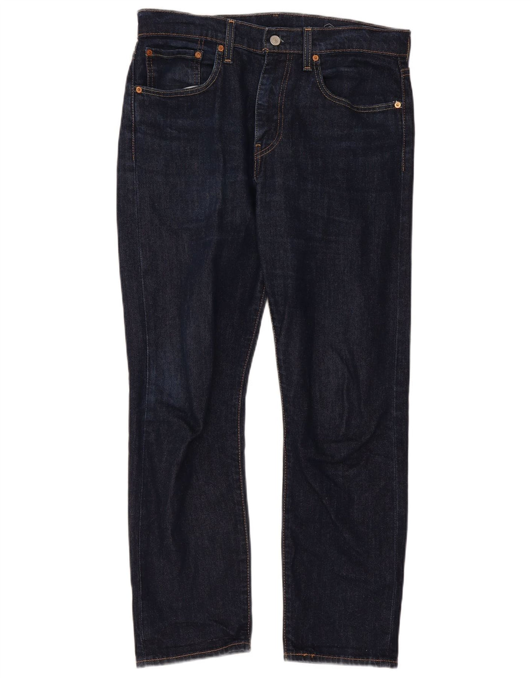 Женские прямые джинсы Levi's 502 W32 L30 темно-синие