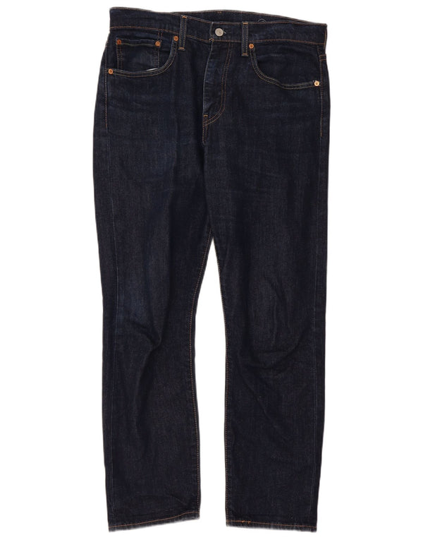 Женские прямые джинсы Levi's 502 W32 L30 темно-синие