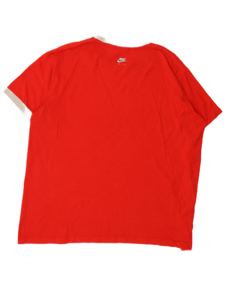 Мужская футболка с рисунком Nike Top XL, красный хлопок