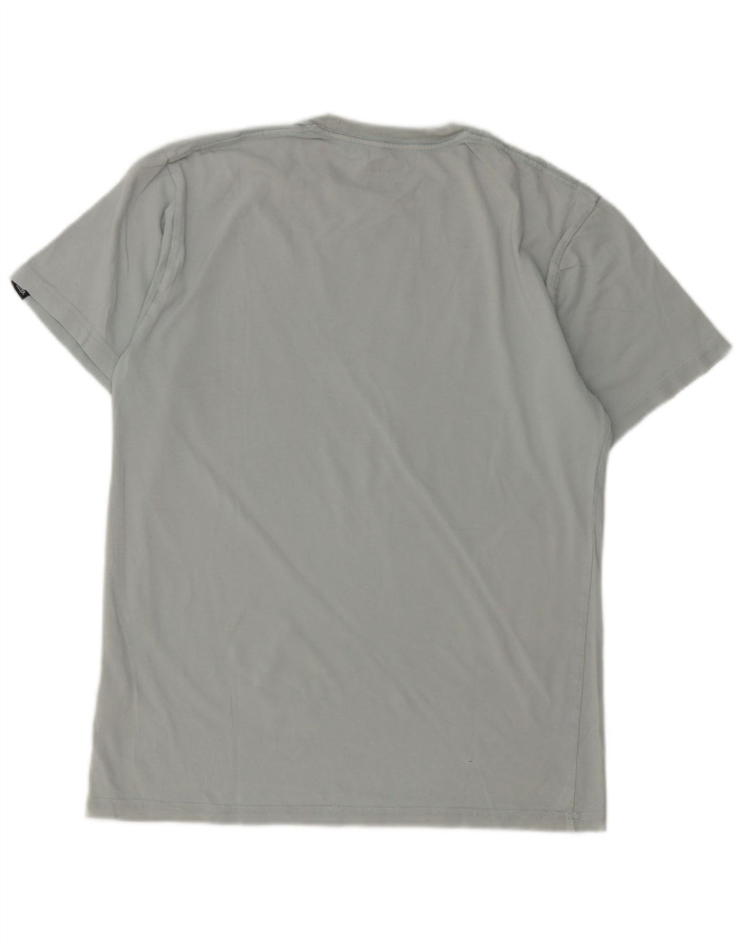 Мужская футболка классического кроя с рисунком Vans, хлопковый топ среднего синего цвета