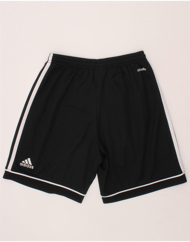 ADIDAS Boys Climalite Sport Shorts 11-12 Years  Black Polyester Vintage Adidas and Second-Hand Adidas from Messina Hembry 