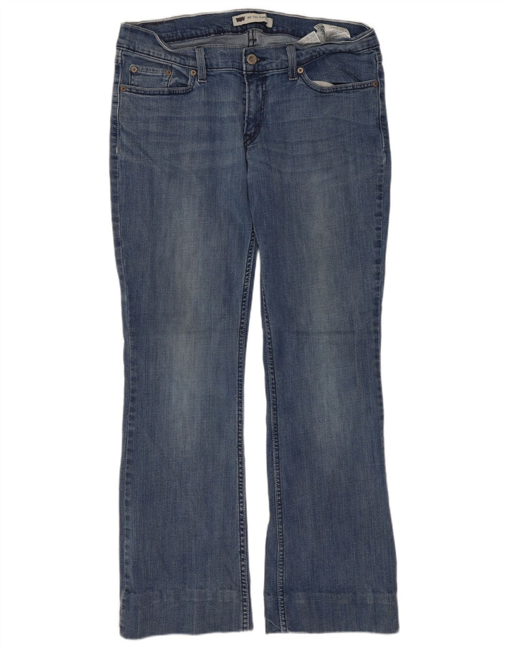 Женские джинсы LEVI'S 524 Super Low Bootcut, размер США 11, большие W30 L28, синий хлопок