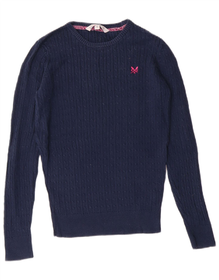 Одежда для экипажа, женский свитер с вырезом «лодочка», Великобритания, 10 маленьких, темно-синий, классический