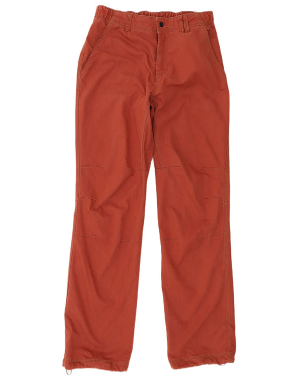 Adidas Mens Straight Chino Trousers W32 L32 Brown Cotton