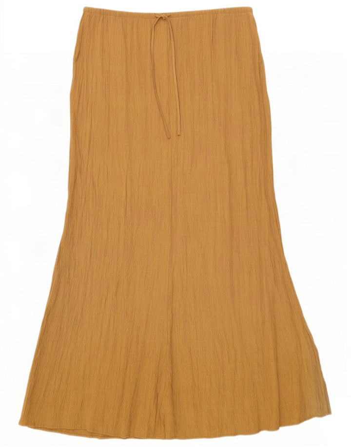Женская макси-юбка Zara Medium W28 Бежевая вискоза