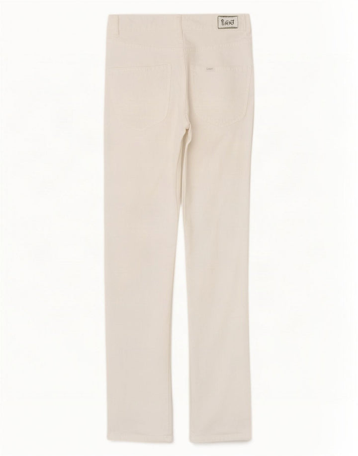 Женские джинсы Lee Norma Slim W24 L31, белый хлопок