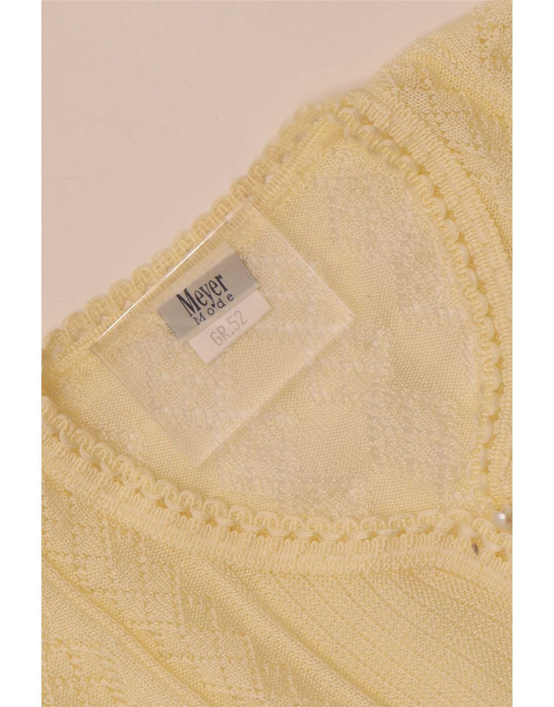 Винтажная женская вязаная блузка Top IT 52 2XL Белый полиакрил