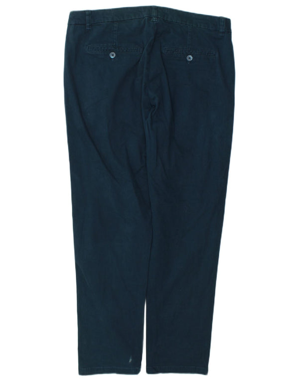 Женские прямые брюки чинос Marks & Spencer UK 12, средние W34 L28, зеленые