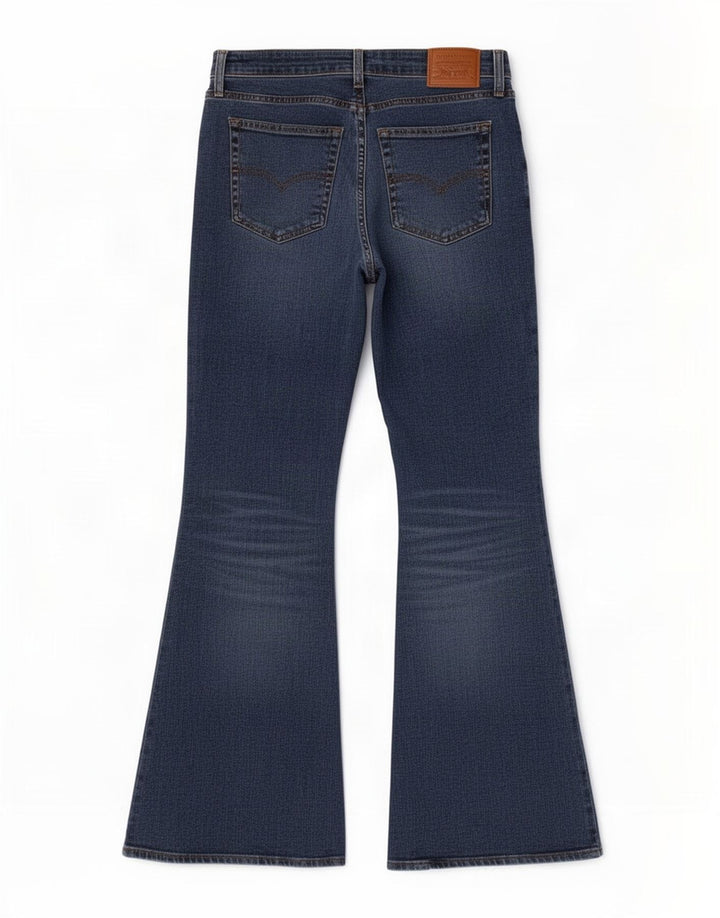 Женские расклешенные джинсы Levi's 726 W30 L30, синий хлопок
