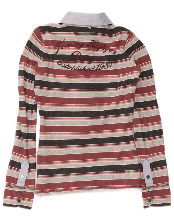 Женская рубашка-поло для регби с рисунком Tommy Hilfiger UK 6 XS, разноцветная