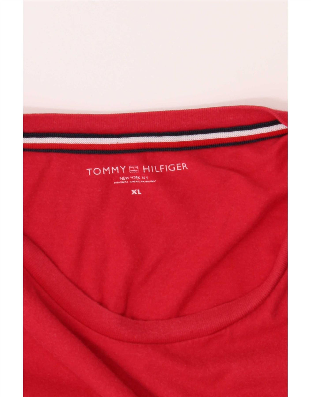 Tommy Hilfiger Мужская футболка с рисунком Top XL Красный