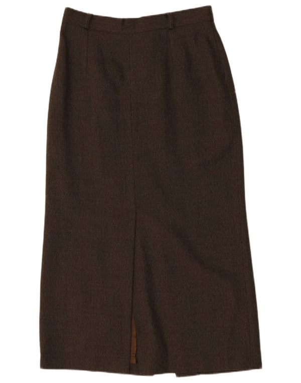 Женская макси-юбка Endora UK 14 Medium W30 Коричневая шерсть
