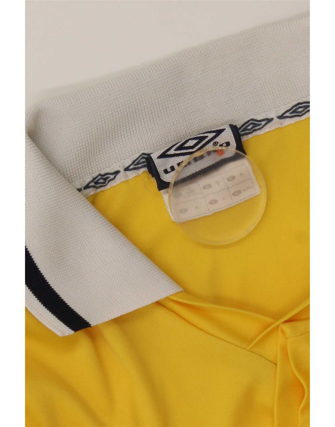 Мужской комплект из 2 предметов с графикой Umbro XL, желтый полиэстер с цветными блоками
