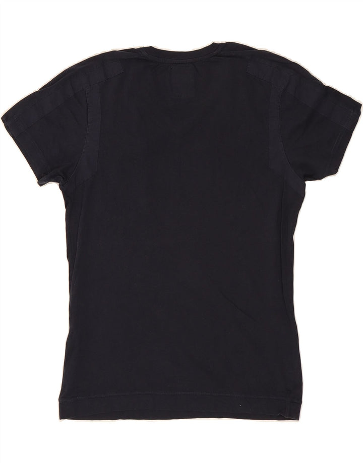 JACK & JONES Mens T-Shirt Top Medium Navy Blue Cotton Vintage Jack & Jones and Second-Hand Jack & Jones from Messina Hembry 