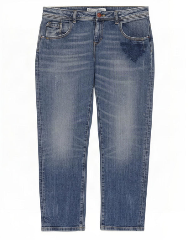 Женские прямые джинсы Zara EU 36 XS W26 L27 синие