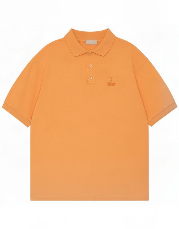 Мужская рубашка-поло Trussardi XL, оранжевый хлопок