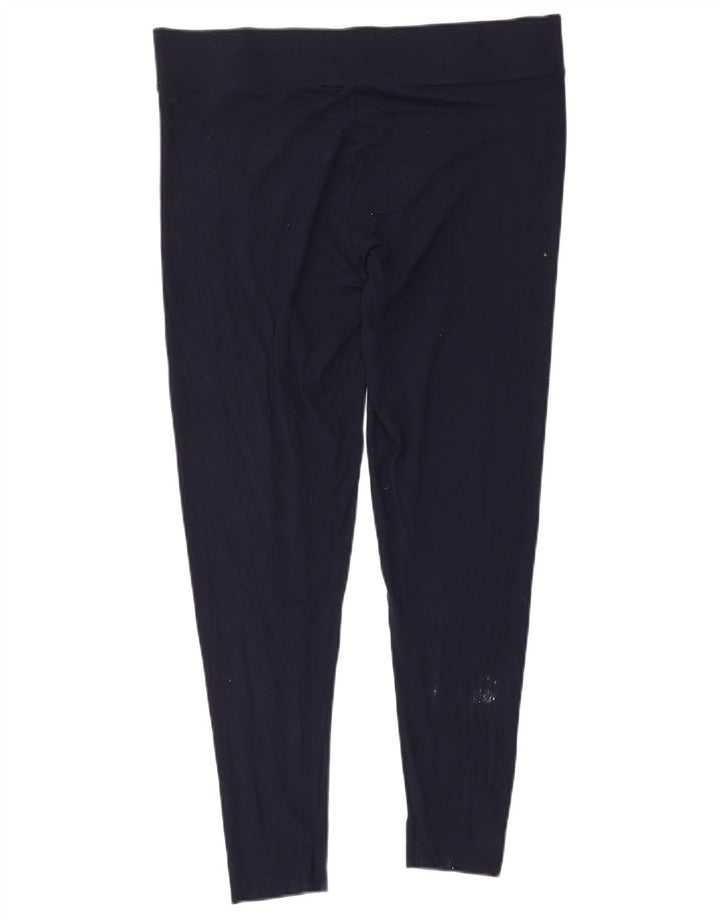 Женские леггинсы Marks & Spencer UK 18 XL Темно-синие вискоза