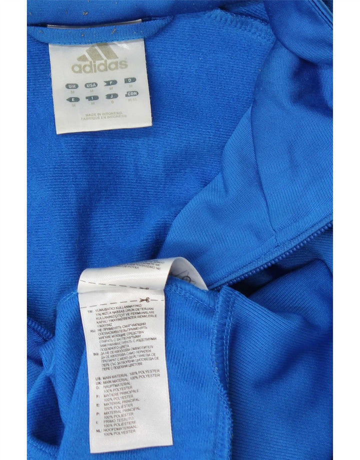 Мужской спортивный костюм Adidas, верхняя куртка, средний синий, полиэстер с цветными блоками