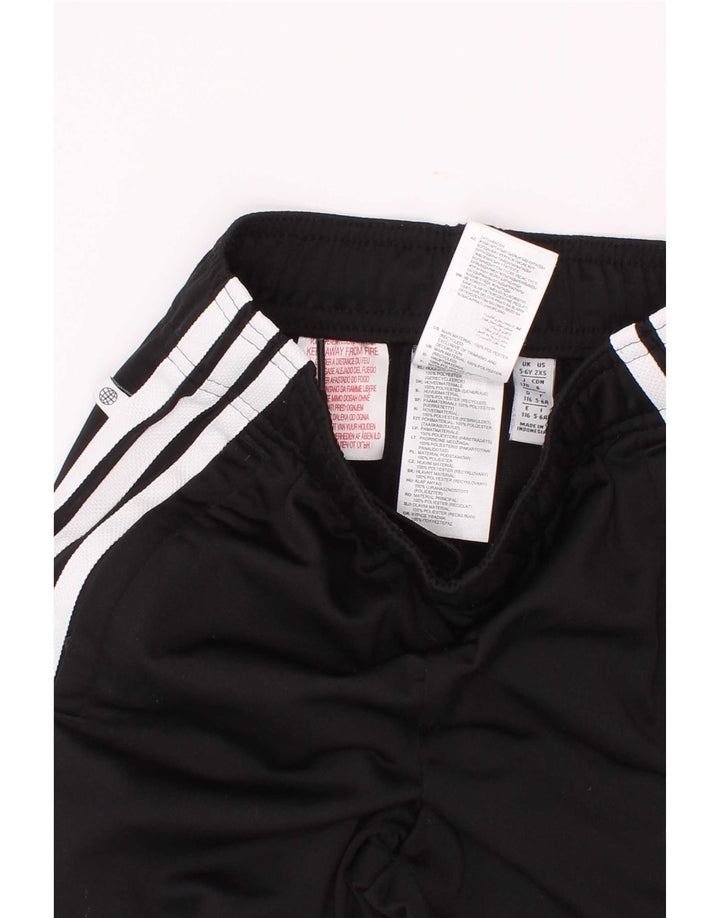 Спортивный костюм Adidas для мальчиков, брюки для бега, 5-6 лет, черный полиэстер